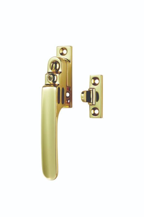 CARLISLE BRASS VICTORIAN LOCKING CASEMENT FASTENER WITH NIGHT VENT POLISHED  BRASS - All - Isaac Lord