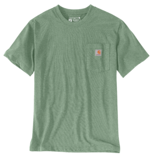 CARHARTT 103296 K87 POCKET S/S T-SHIRT LODEN FROST HEATHER EXTRA LARGE