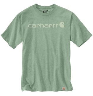 CARHARTT 103361 CORE LOGO T-SHIRT S/S LODEN FROST HEATHER EXTRA LARGE