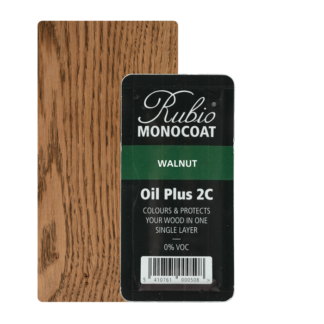 RUBIO OIL PLUS 2C COMP. A - WALNUT 6ML SAMPLE SACHET